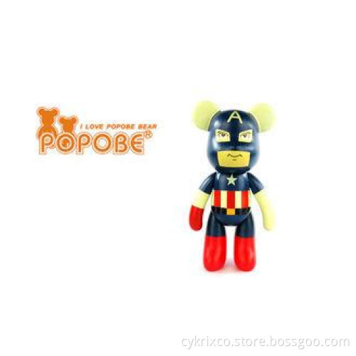 Home Decoration POPOBE 5 Inches Bear Captain America Person